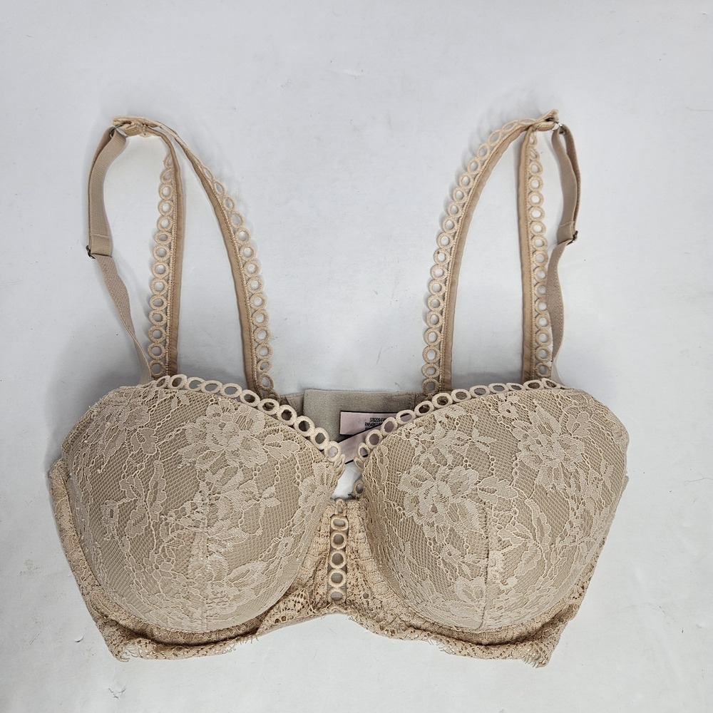 Victoria's Secret Dream Angels Lined Demi 32DDD Beige